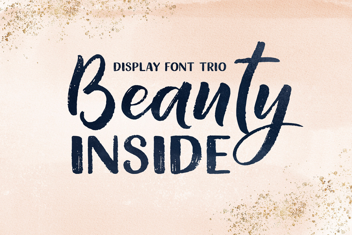 Beauty Inside Font Trio in Display Fonts - product preview 8