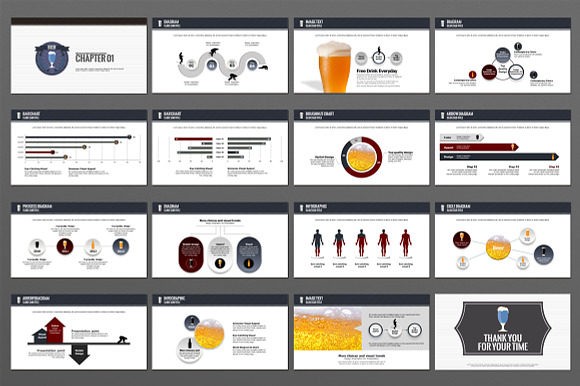 Beer in PowerPoint Templates - product preview 3