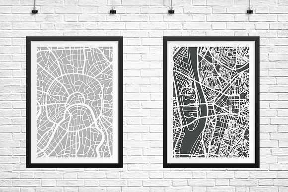 52 Hand Drawn Maps Set in Illustrations - product preview 2