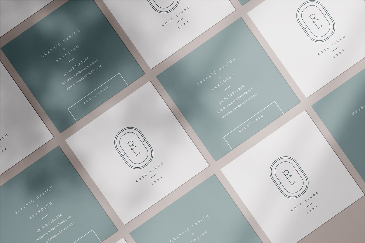 Business Card Design Template in Business Card Templates - product preview 8