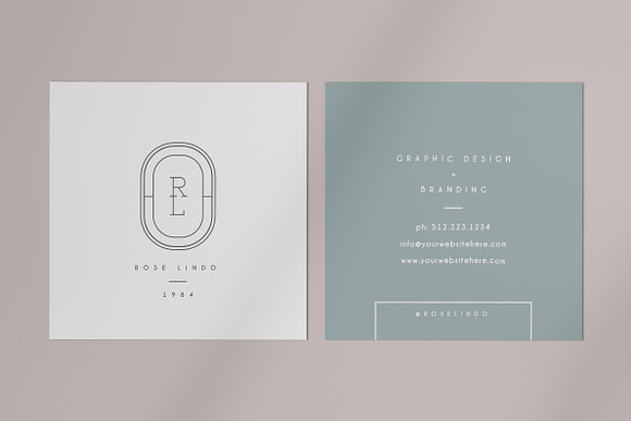 Business Card Design Template in Business Card Templates - product preview 1