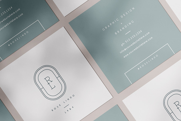 Business Card Design Template in Business Card Templates - product preview 4