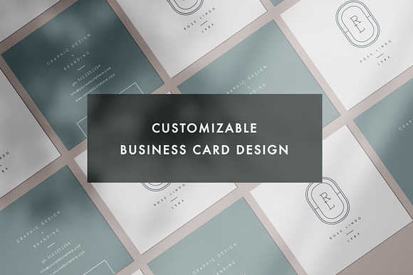 Business Card Design Template in Business Card Templates - product preview 5