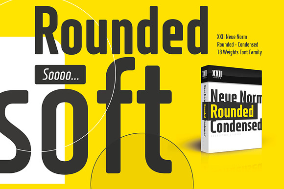 XXII Neue Norm Rounded Cnd in Sans-Serif Fonts - product preview 8