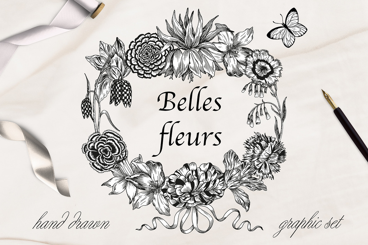 Belles fleurs in Illustrations - product preview 8