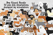Dog Breed Clipart Bundle - Revised!