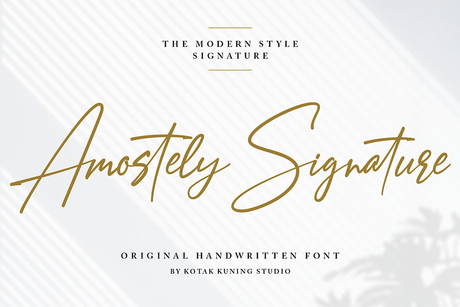 Amostely Signature Font in Script Fonts - product preview 8