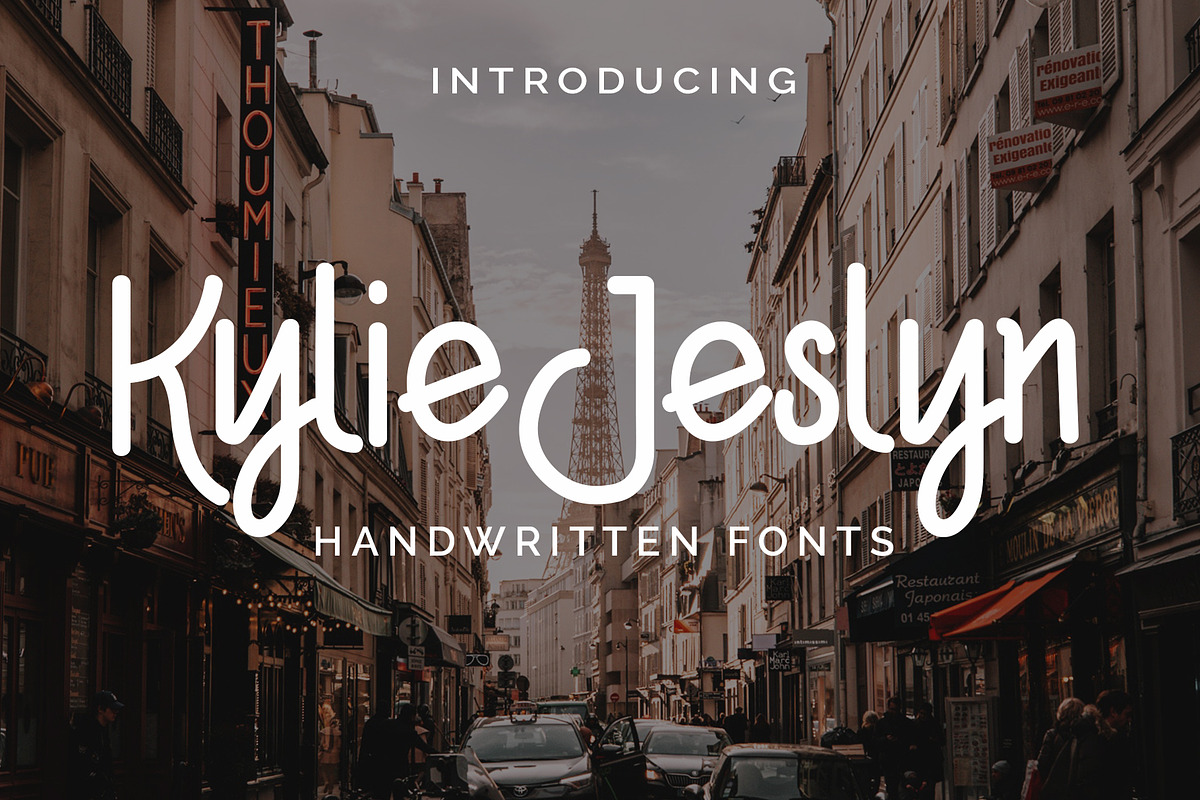Kylie Jeslyn - Handwritten Fonts in Display Fonts - product preview 8