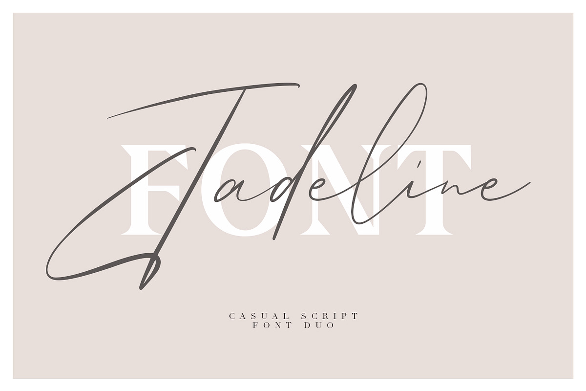 Jadeline Script - Free Serif Font in Script Fonts - product preview 8