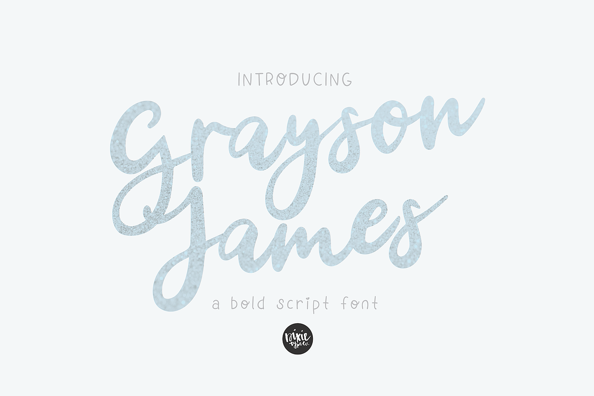 GRAYSON JAMES a Bold Script Font in Script Fonts - product preview 8