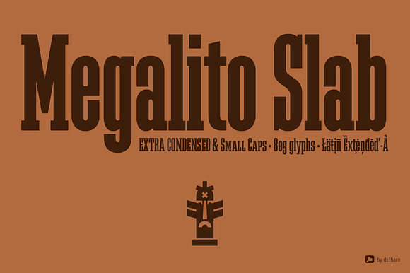 Megalito Slab & Small Caps in Slab Serif Fonts - product preview 6