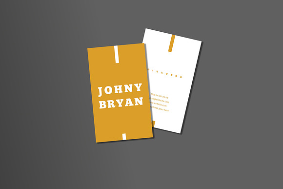 Vertical Business Card in Business Card Templates - product preview 2