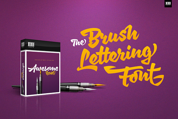 XXII Awesome Script in Script Fonts - product preview 1
