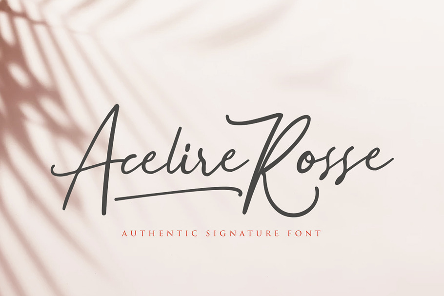 Acelire Rosse in Script Fonts - product preview 8
