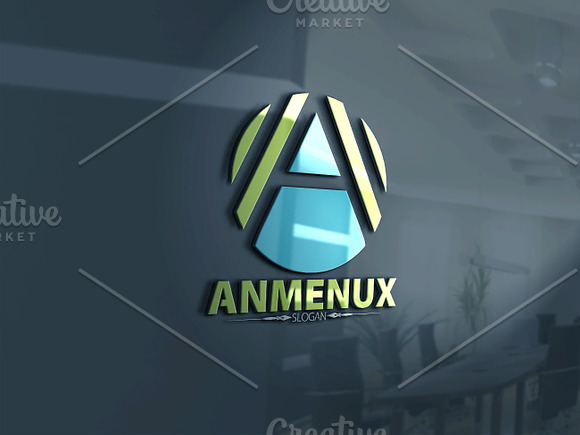 Anmenux /Leter A Logo in Logo Templates - product preview 1
