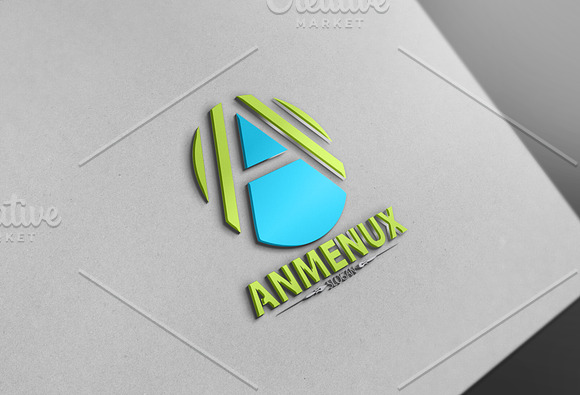 Anmenux /Leter A Logo in Logo Templates - product preview 3