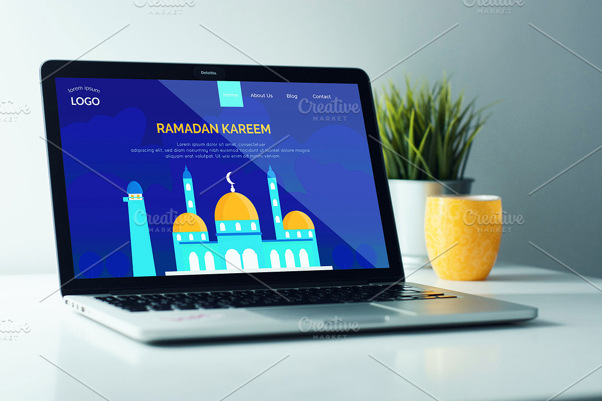 Landing Page Ramadan kareem in Landing Page Templates - product preview 8