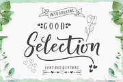Good Selection Font Duo & Extras