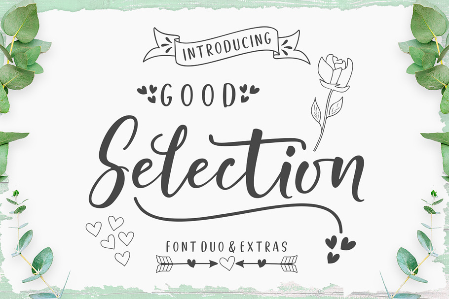 Good Selection Font Duo & Extras