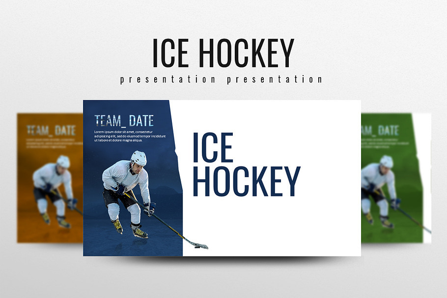 Ice Hockey in PowerPoint Templates - product preview 8