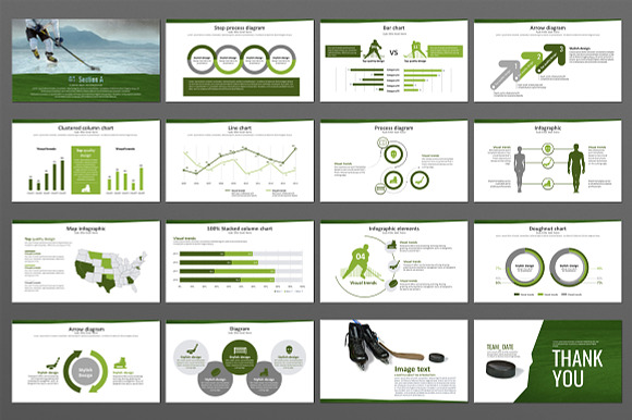 Ice Hockey in PowerPoint Templates - product preview 3
