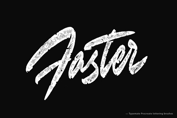 Procreate lettering brushes in Photoshop Brushes - product preview 8