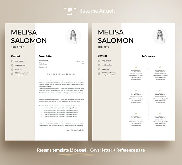 Resume Template 1, 2 page | Rome in Resume Templates - product preview 5