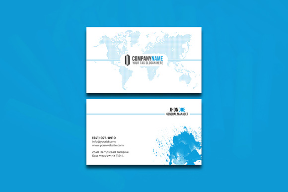 Modern & Clean Business  Card in Business Card Templates - product preview 8