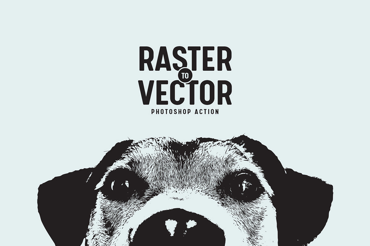 Raster to Vector Photoshop Action in Add-Ons - product preview 8