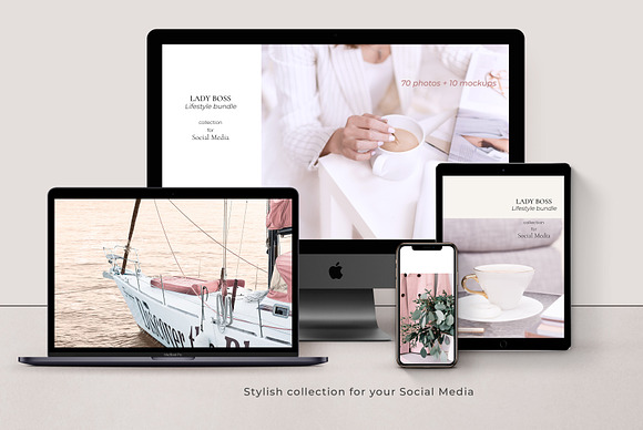 LADY BOSS.  v.3.  70+ in Instagram Templates - product preview 1