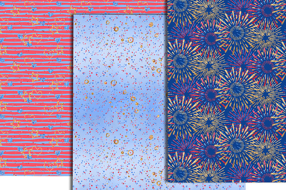 4th of July Seamless Patterns in Patterns - product preview 1