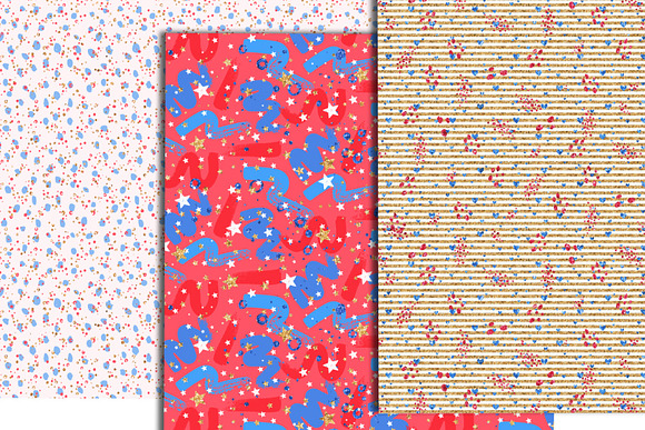4th of July Seamless Patterns in Patterns - product preview 3