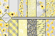 Yellow and Grey Poppy Patterns