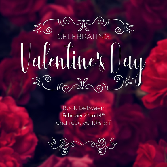 Valentine's Day Social Media Promo in Web Elements - product preview 1