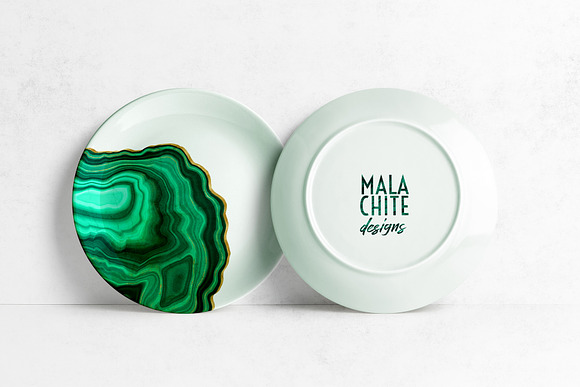 10 Malachite & Gold Mineral Textures in Textures - product preview 10