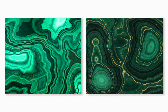 10 Malachite & Gold Mineral Textures in Textures - product preview 17