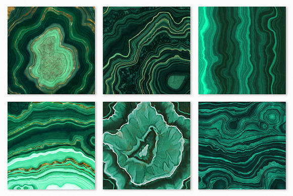 10 Malachite & Gold Mineral Textures in Textures - product preview 19