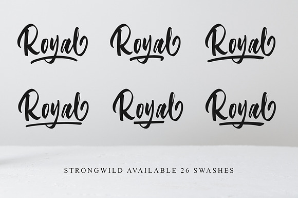 Strongwild | Handwritten Brush Font in Script Fonts - product preview 4