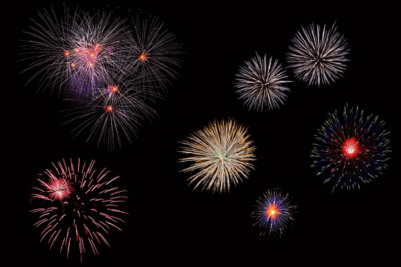 Wedding Fireworks Clipart in Graphics - product preview 1