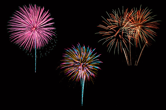 Wedding Fireworks Clipart in Graphics - product preview 3