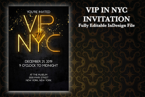 VIP in NYC Party/Event Invitation