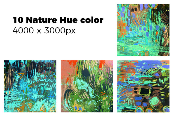Wavy oil pastel abstract background in Textures - product preview 11