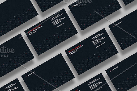 Business cards template: Dataneutral in Business Card Templates - product preview 1