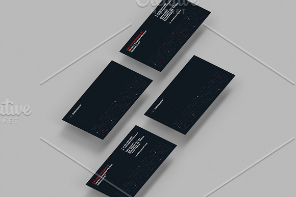 Business cards template: Dataneutral in Business Card Templates - product preview 2