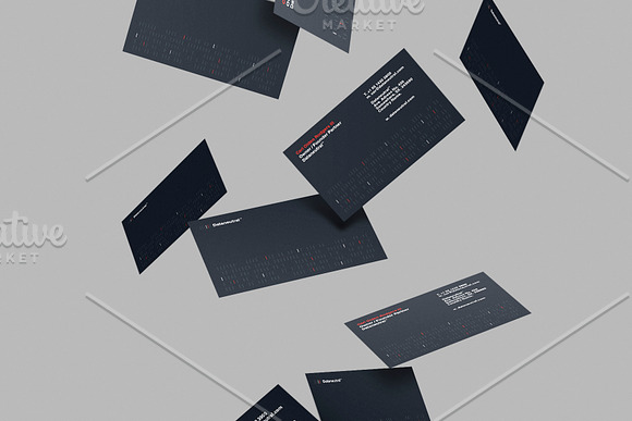 Business cards template: Dataneutral in Business Card Templates - product preview 3