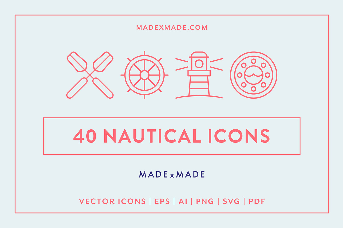 Line Icons – Nautical in Line Icons - product preview 8