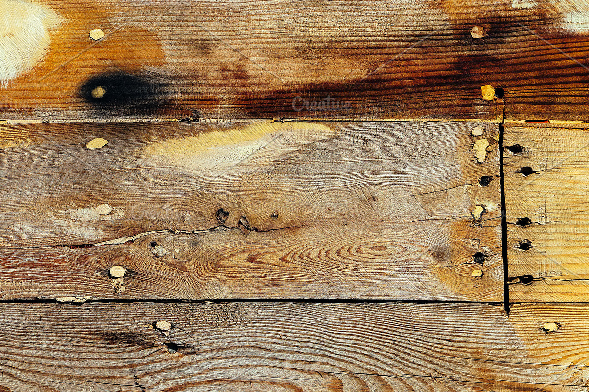 Wooden ship board with nails in Textures - product preview 8