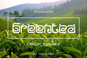 Greentea Display Typeface