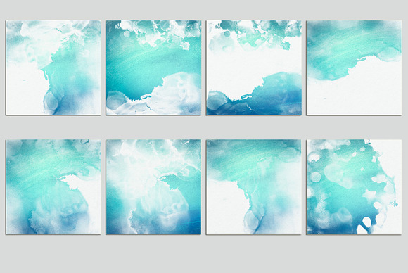 Blue Watercolor PNG Backgrounds in Textures - product preview 1