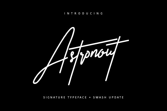 Astronout Signature in Signature Fonts - product preview 6